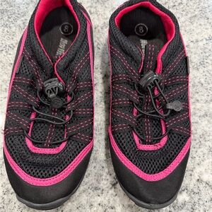 Women's Black and Pink Water Shoes
